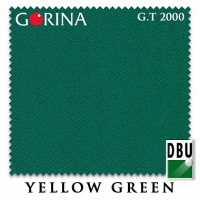 сукно gorina granito tournament 2000 yellow green 60м 197cm